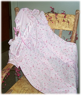 pretty gown with the ease of a hospital gown